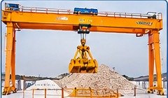 EOT Cranes with Grab and Bucket
